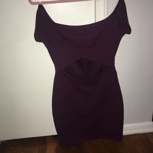 Off the Shoulder Bodycon with cut out (worn once)
